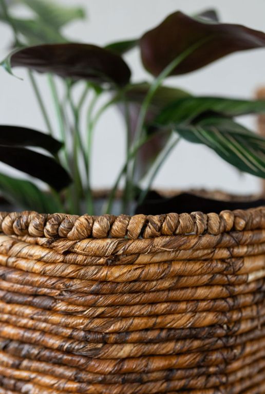 Plantenmand bruin 1