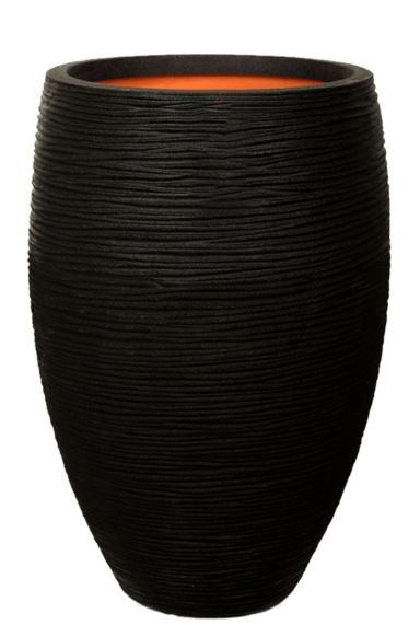 Grand pot à capuchon noir