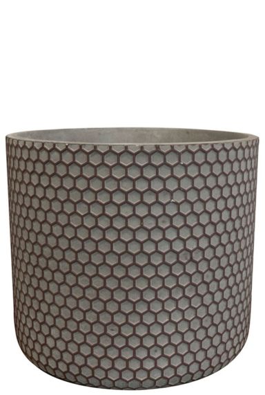 Pot bernt shiny black zwart