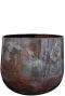 Jolien pot koper blauw 37cm