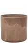 Pot de fleurs marron celine